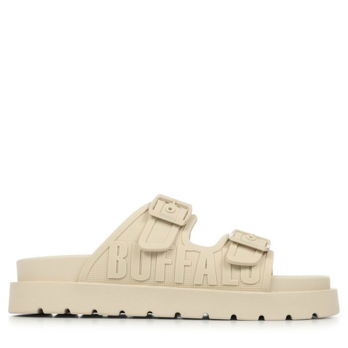 Sandales femme Buffalo Eve Sol Vegan Rubber Cream Cdiscount - Main Image