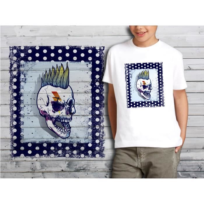 Tee shirt enfant outlet tete de mort