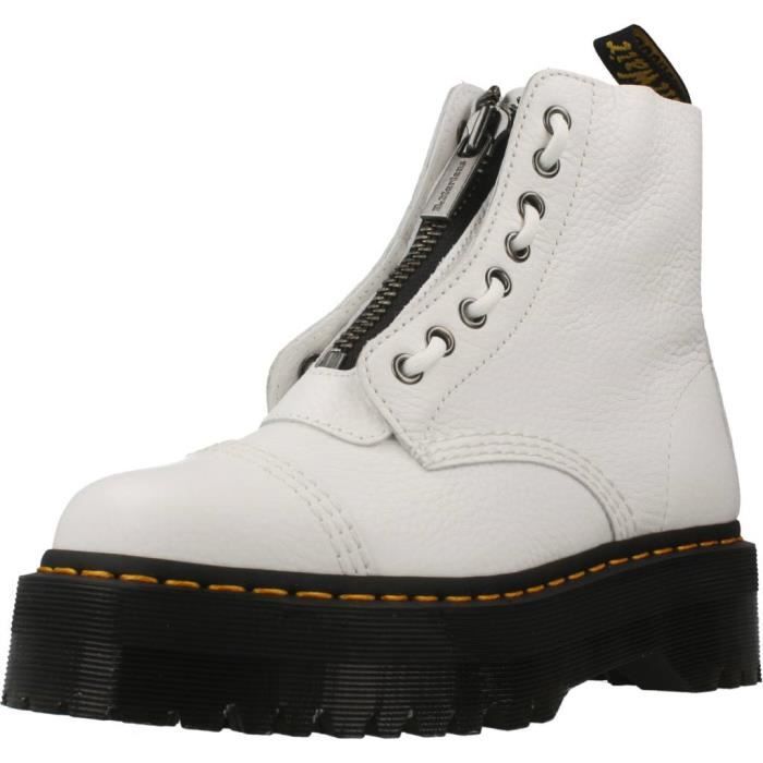 Botte Femme - DR. MARTENS - Modèle 99355 - Blanc - Synthétique - Coincé