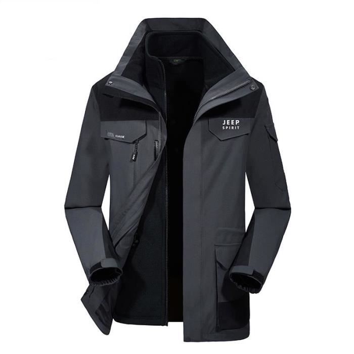 Long Manteau homme Hiver Imperméable