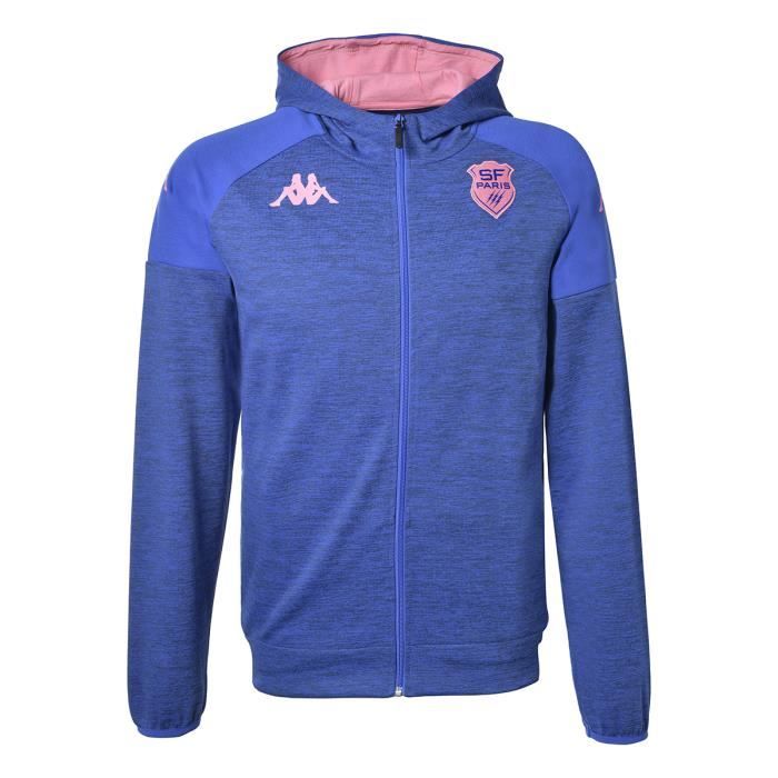 veste zippée kappa venezia stade français paris pour enfant - bleu