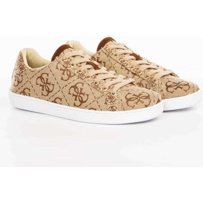 Basket - Guess - Femme - Calebb - Blanc - Synthétique Blanc - Cdiscount  Chaussures