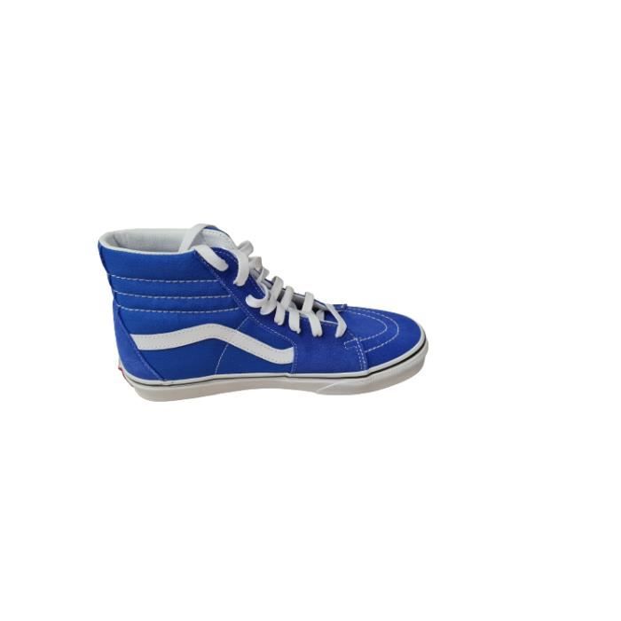 Vans Baskets - VANS - SK8-HI COLOR THEORY DAZZLING BLUE - Textile - Mixte - Lacets - Plat - Adulte