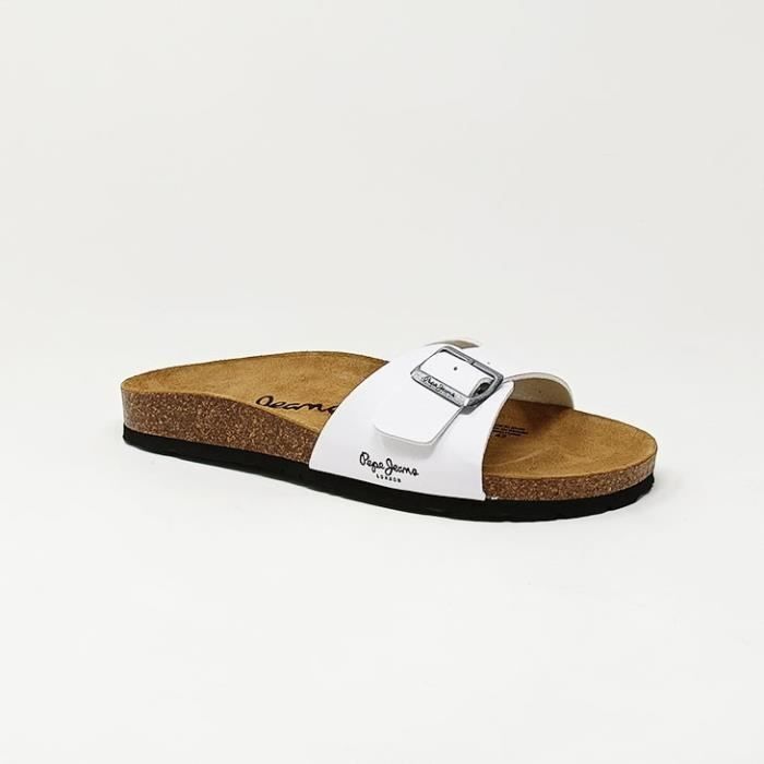 Sandale Bio Blanc Claquette Pepe Jeans Homme Blanc Cdiscount