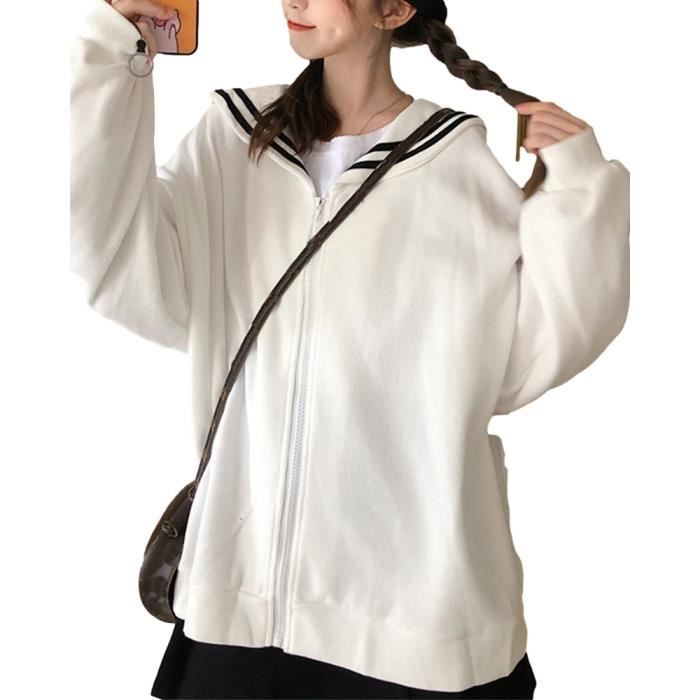 Sweat online marin femme