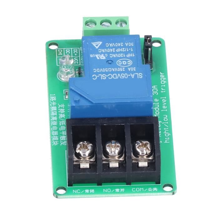 Module Relais 2 Canaux 12V - Optocoupleur Isolation - Déclenchement Haut/Bas