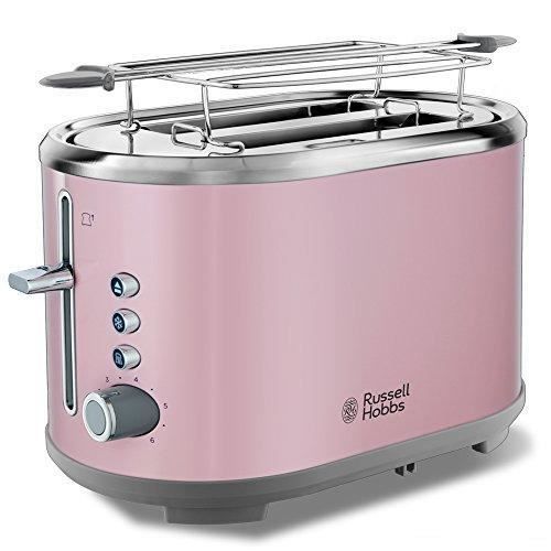 Russell Hobbs Toaster Grille Pain, Fentes XL, Cuisson Ajustable Rose