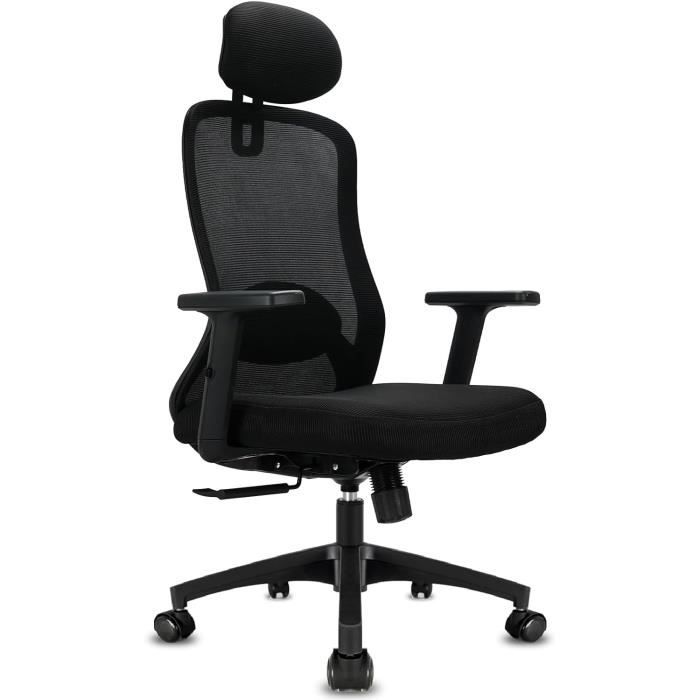 Test : chaise de bureau ergonomique 226, 8 kg avec support lombaire et accoudoirs 3D Test : chaise de bureau ergonomique 226, 8 kg avec support lombaire et accoudoirs 3D
