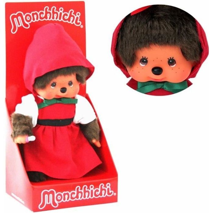 Petit Chaperon Rouge Cm Kiki Monchhichi Poupee Fille Robe Rouge Cdiscount Jeux Jouets