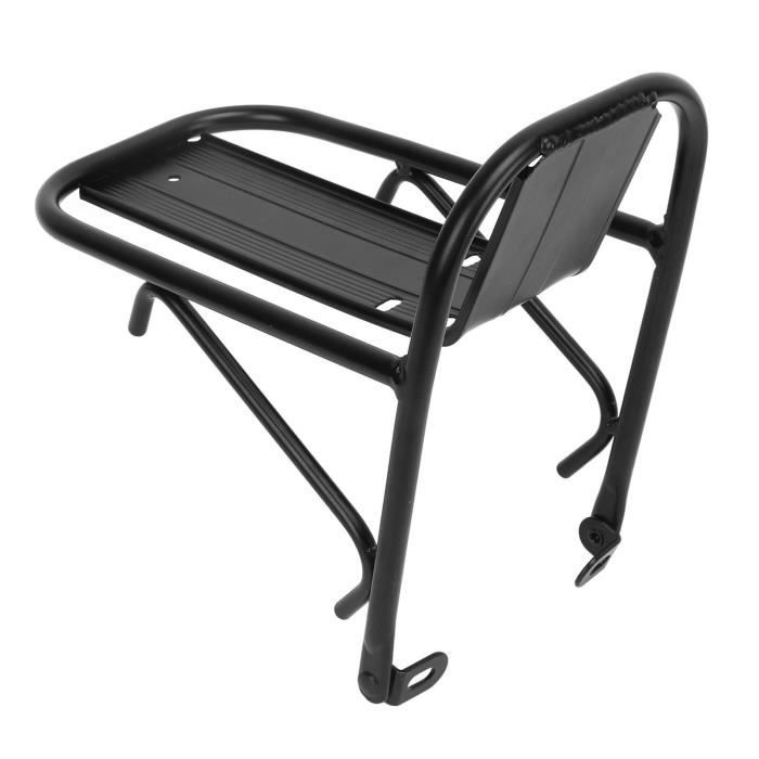 Porte-bagages Aluminium Noir Porte-bagages Vélo Avant Aluminium