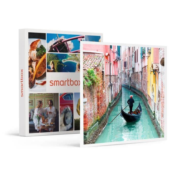 SMARTBOX - Séjour romantique à Venise : 3 jours et croisière en gondole - Coffret Cadeau | Séjour romantique à Venise : 3 jours et c