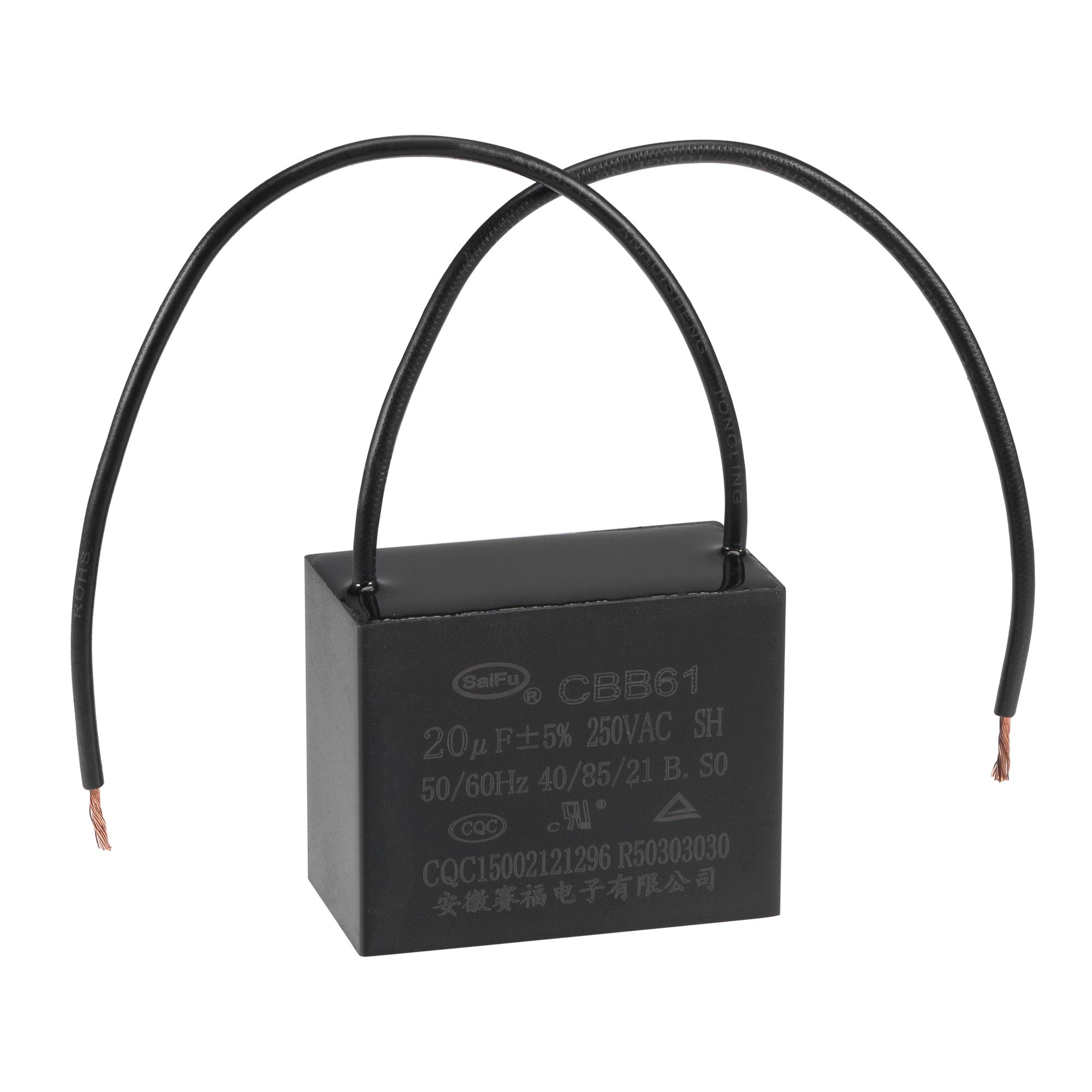 2 Condensatori Di Avviamento CBB61 450V - Kit Con Vari Valori Di Capacità (da 1.2 A 20 µF) Per Ventole, Cappe, Motori