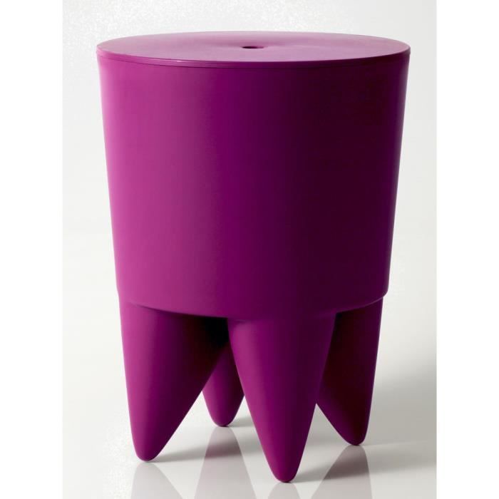 Tabouret Bubu Starck Violet Prune Achat Vente Tabouret Cdiscount