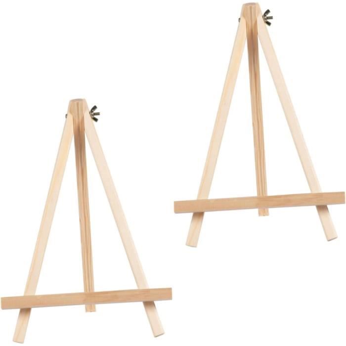 2 Supports De Téléphone En Forme De Chaise En Bois - Design Créatif Mini Chaise - Décoration Bureau Ou étagère - Dimensions 12 X 8 X 6,5 Cm