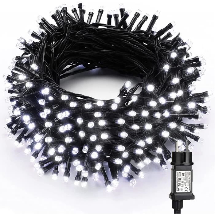 Guirlande Lumineuse LED Noël 30 Mètres - 300 LED Multicolores, 8 Modes, Télécommande - Pour Intérieur Et Extérieur - 5