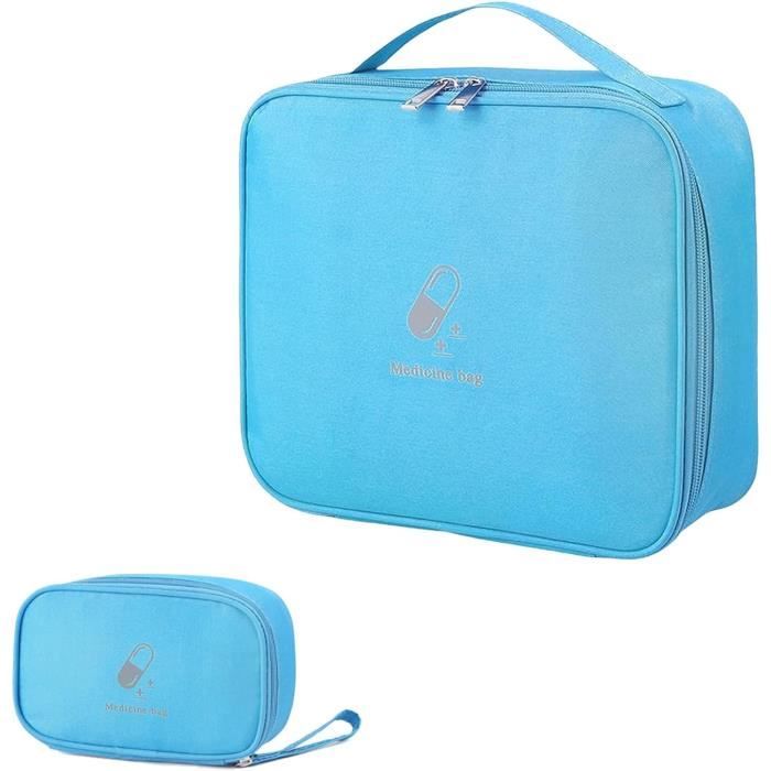 Trousse De Secours Vide Pharmacie Sac Médicament Trousse De Secours étanche - Grande Capacité 25x20x13cm Pour Maison, Voyage Et Camping Sac Médecine étanche Portable Mini Trousse De Secours