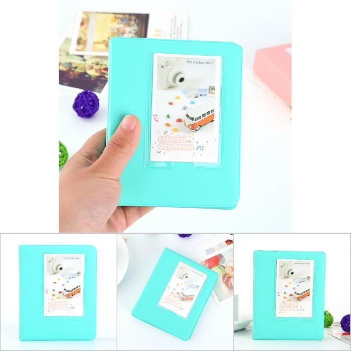 Set 5 Mini Album Fotografici Portachiavi - Custodie Trasparenti In PVC Con 20 Tasche Ognuno, 4,8x6,2 Cm, Per Foto 3,5x5,5 Cm - Colori: Viola, Blu, Rosa, Trasparente - Regalo Ricordi - 2