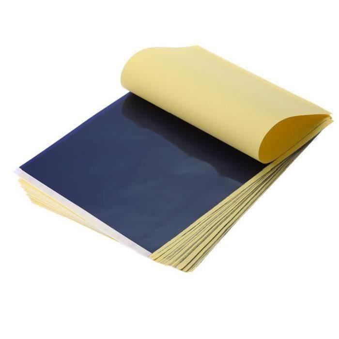21cm A4 Taille Tatouage Pochoir Transfert Papiers Papier à Copier 29 WEKON 100PCS Papier de Transfert de Carbone