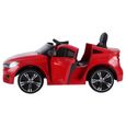 BMW X6 GT Voiture Electrique pour Enfant (2 x 25W) Rouge, 106 x 64 x 51 cm - Marche avant et arrière, Phares fonctionnels, Musique,-1