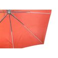 Parasol LED déporté - SOLENZARA  - Concept Usine - toile carrée - 3 x 3 m - couleur Terracotta-1