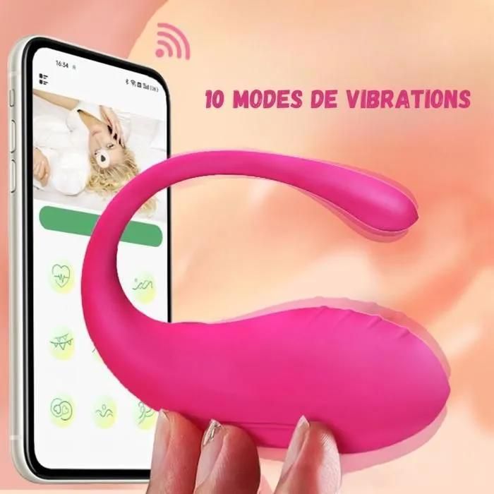 vibromasseur connecté Sex Toys Vibromasseur Oeuf Vibrant Femme à Distance Sex Toýs Couple Plaisir  Sextoyse Femme Connectée Vibromasseurs Feminin à Distance Sextoy Vibro Avec  Telecommande Silencieux Doigts chinois : Amazon.fr: Hygiène et Santé main image 0