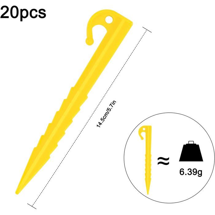 GREEN HAVEN Lot De 10 Piquets De Tente Ultra Résistants En Métal Extra épais - 8 Mm X 30,5 Cm - Antirouille - Idéal Pour Clôtures Agricoles, Camping, Jardin