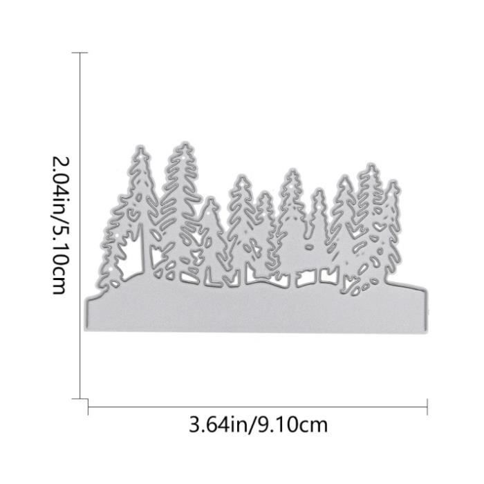 Matrice de découpe rectangulaire en métal avec cadre en forme de