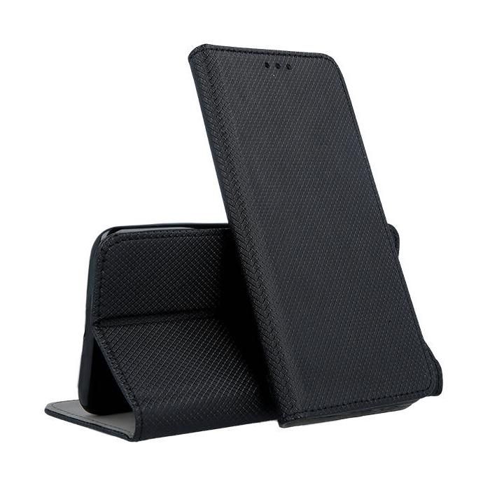 QLTYPRI Coque Magnétique Compatible Avec IPhone 15 Pro Max, Flip Portefeuille Étui En Cuir Compatible Avec MagSafe Mit RFID Blocage Fentes Pour Cartes Housse à Rabat - Noir