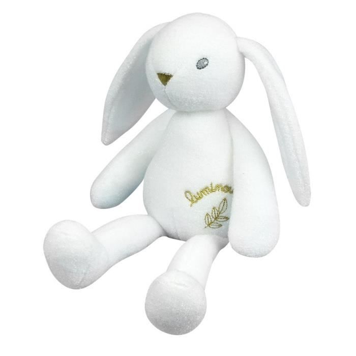 Peluche lapin blanc Coniglio 30 cm  Peluches et doudous sur