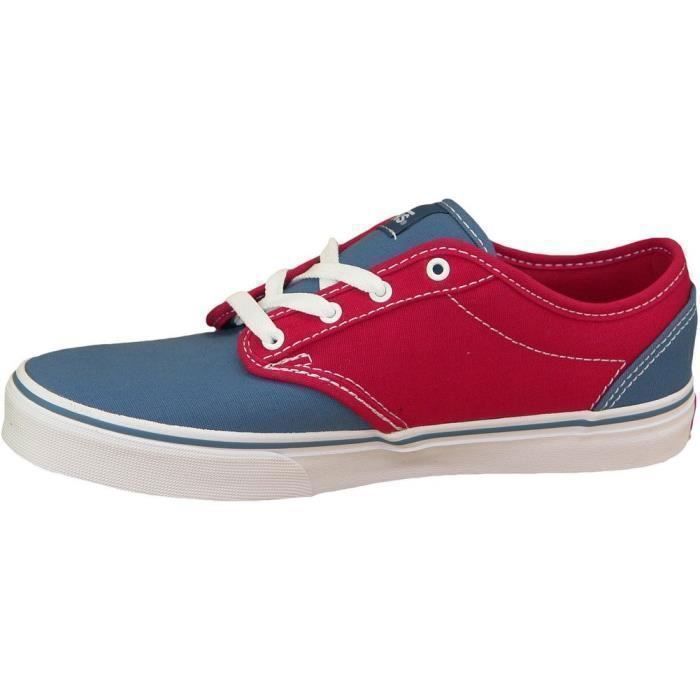 Vans best sale bleu rouge