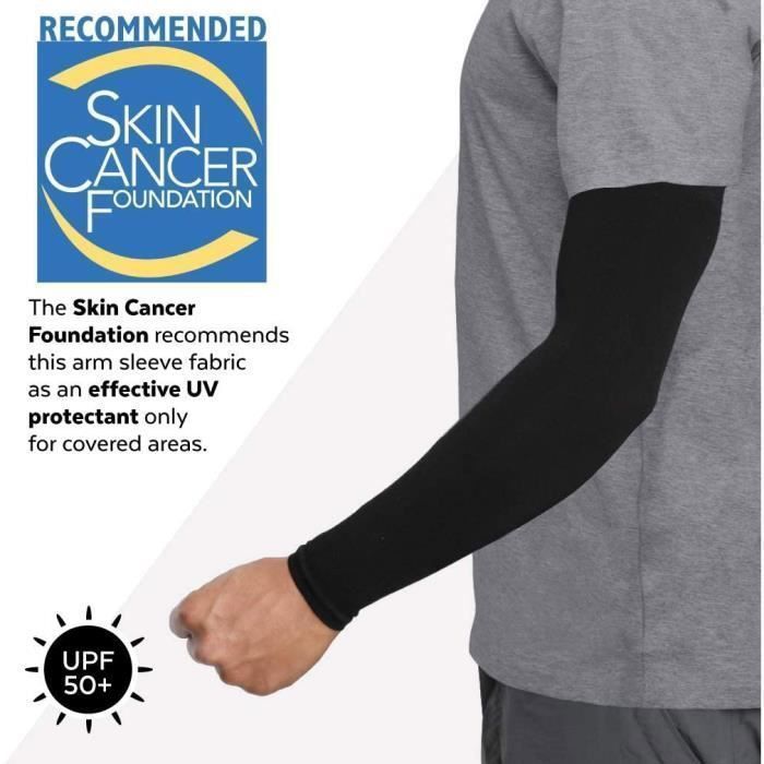 Manchons Bras Protection UV Lookka - UPF 50+, Respirants, Homme/Femme