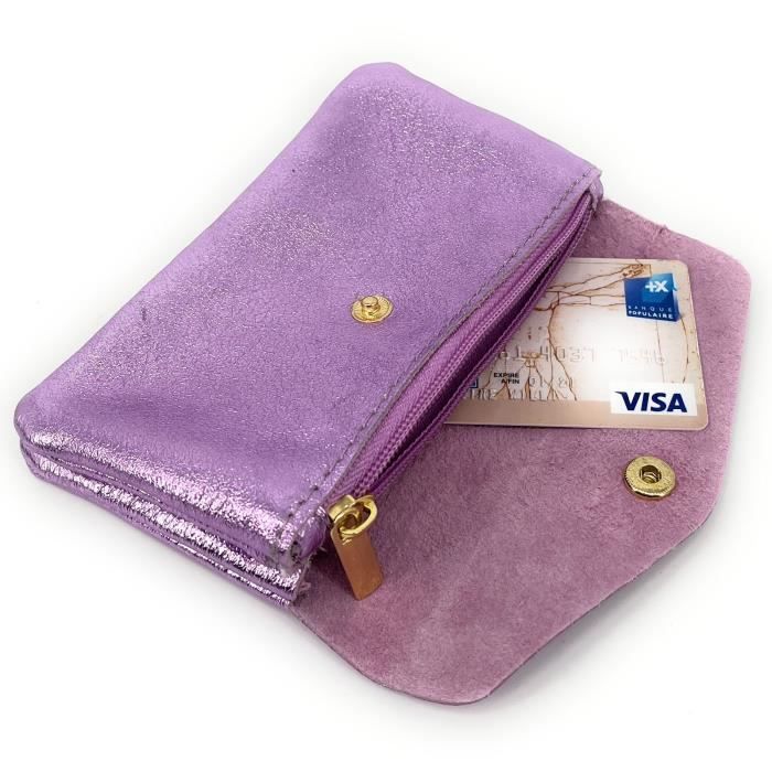 4 Pices Porte Monnaie Avec Fermoir Petit Porte-Monnaie Bourse Toile