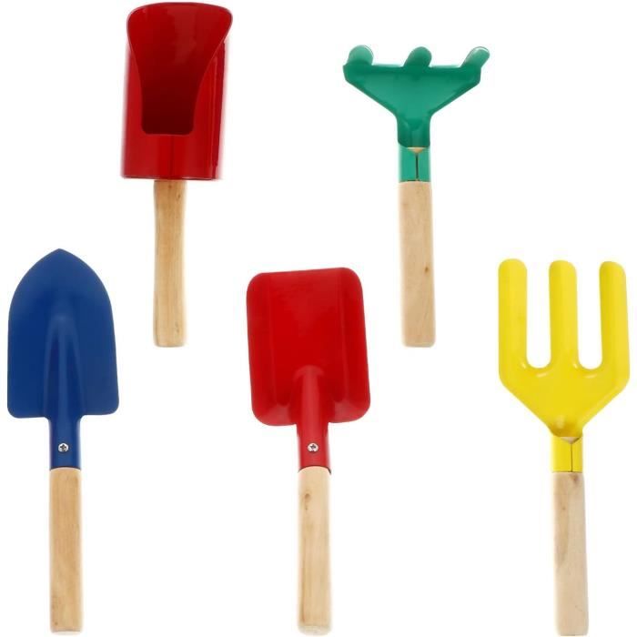 5 Pièces Mini Pelle De Jardinage Outils De Terrarium Petits Outils De Jardinage Pour Enfants