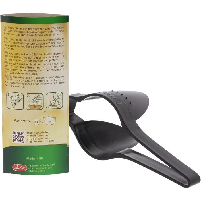 Cilia Lot De 30 Filtres à Thé En Fibres Végétales Naturelles - Compostables Et Écologiques