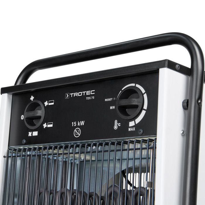 TROTEC Chauffage soufflant céramique TDS 20 C chauffage de chantier  électrique chauffage d'appoint portable mobile - Cdiscount Bricolage
