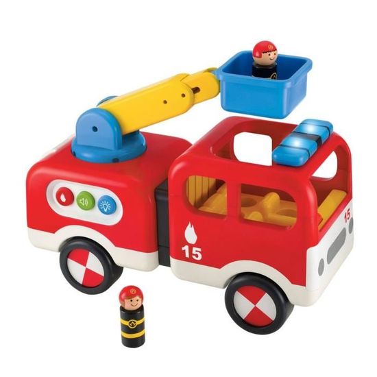 jouet camion de pompier sonore