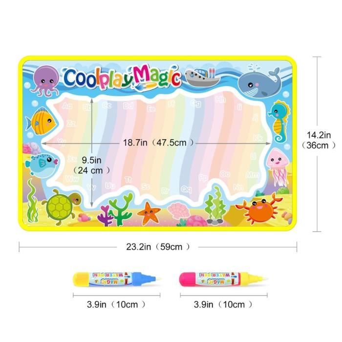 Stylo flottant magique pour peinture à l'eau, pour gribouiller, dessin, éducation, marqueurs pour tableau blanc, fournitures d'art, cuillère magique