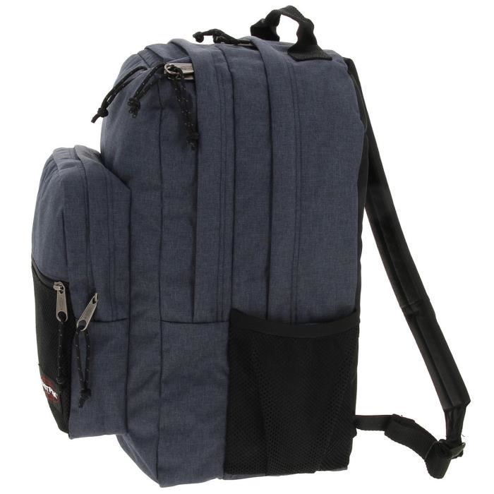 Sac a dos college Pinzip triple denim 38 litres Eastpak UNI Bleu Marine Bleu Nuit Cdiscount Bagagerie Maroquinerie