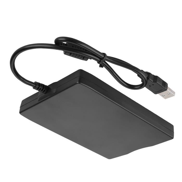 Fdit Lecteur Disquette USB Externe Noir - Adaptateur USB2.0, pour  Notebook/PC portable/Desktop Apple - Cdiscount Informatique