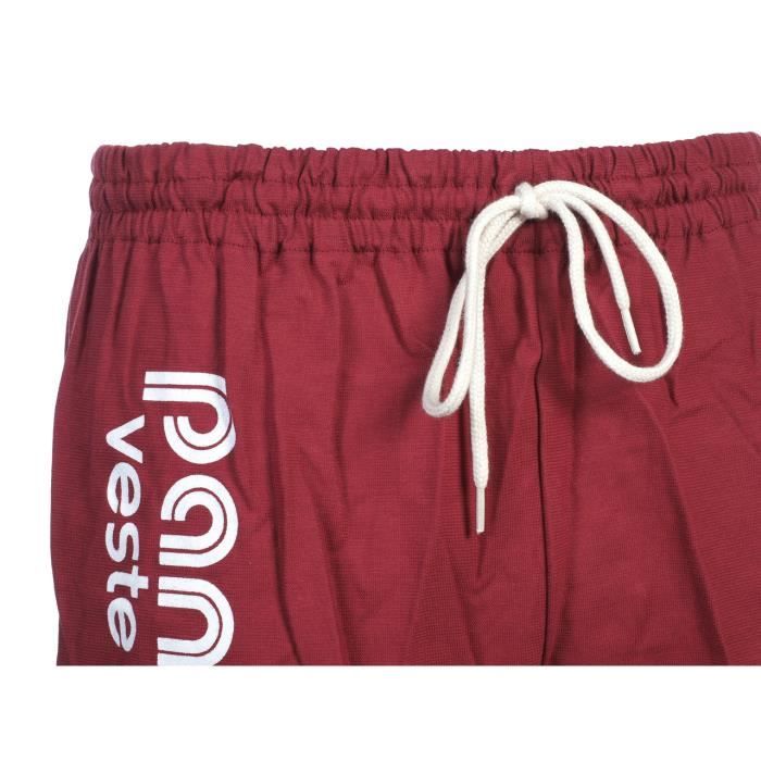 Panzeri Uni a rouge jersey short Rouge - Vêtements Shorts