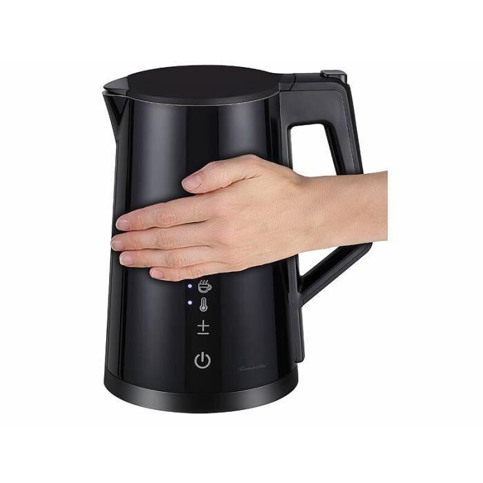 Bouilloire Électrique 1,7L Inox 2200W-Bouilloire Eau Chaude à Température Réglable avec Maintien