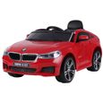 BMW X6 GT Voiture Electrique pour Enfant (2 x 25W) Rouge, 106 x 64 x 51 cm - Marche avant et arrière, Phares fonctionnels, Musique,-3