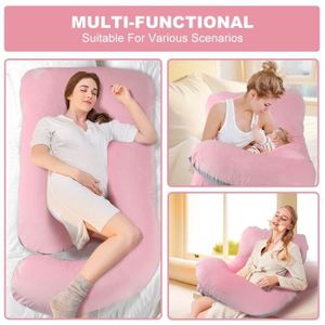Coussin Grossesse Allaitement Ergonomique - Nuage et Confetti