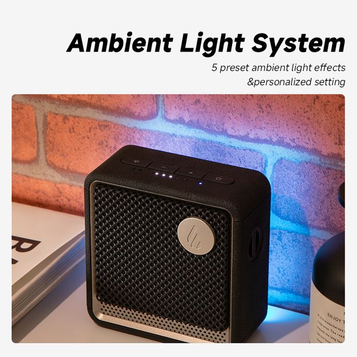 Edifier QR30 Haut-Parleurs De Bureau Actifs Bluetooth V5.4 - Effets Lumineux Dynamiques TempoAbyss, 30W RMS - Son Puissant Et Immersif - Noir
