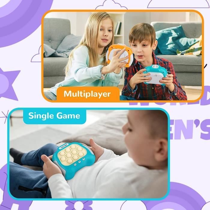 Fidget Toy It Game, Pop Pro it, Push Bubble Stress Light-Up Toys,  Pattern-Popping Game Anti-Anxiété Autisme Sensory Toy pour enfant -  Cdiscount Jeux - Jouets