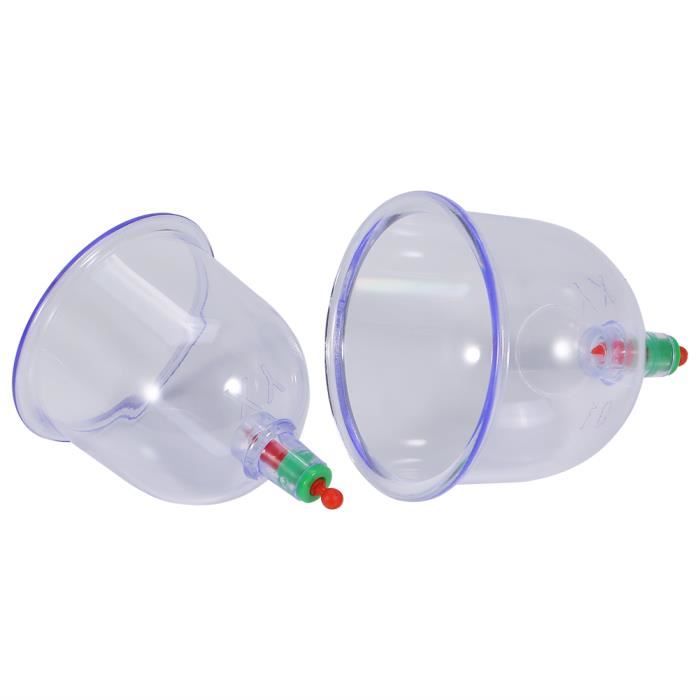 Zerodis Cupping Therapy Set Ensemble De Ventouses Faciales En Silicone, 7 Ventouses De Massage
