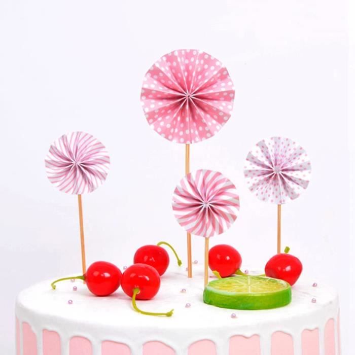 Décorations de 30e 40e 50e anniversaire pour femme, ballon imprimé joyeux 30  anniversaire, décoration de gâteau, bannière pompons en papier, or rose -  AliExpress