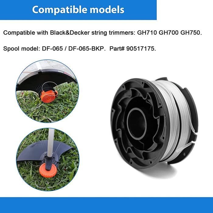 Lot De 4 Couvercles De Bobine Pour Tondeuse Parkside PRTA 20 Li C3 - Pièce De Rechange LIDL IAN 351753 - 3