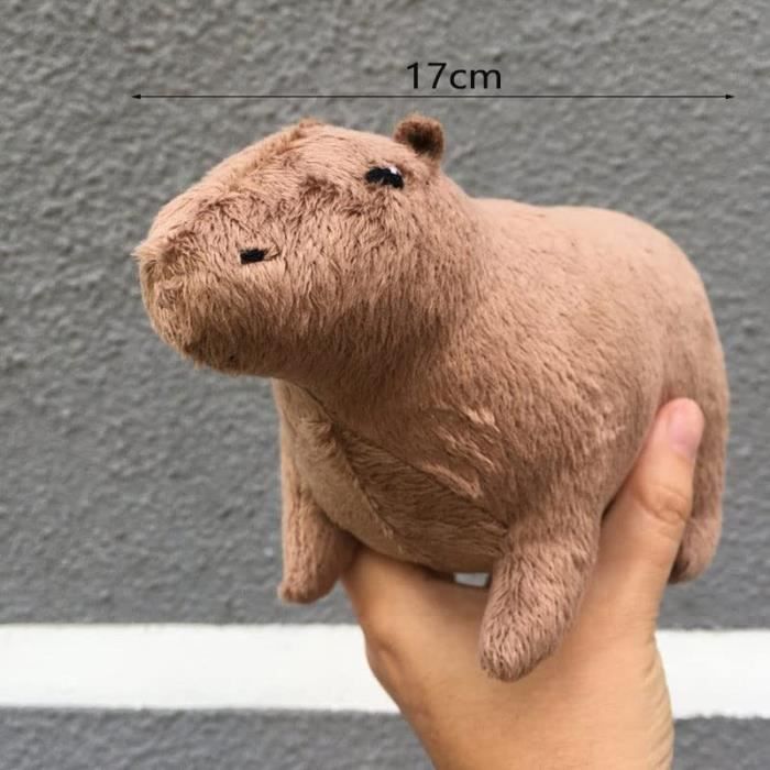 Capybara Peluche Toy, Cadeaux réalistes de poupée en peluche pour