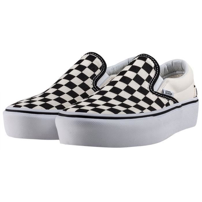Vans sans lacet hot sale femme